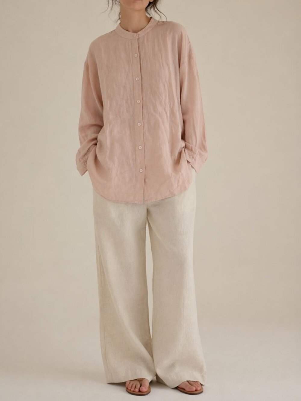 100% Hemp Blush Pink Shirt - Brand New with Tags